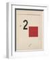 Story of Two Quadrats, 1920-El Lissitzky-Framed Giclee Print