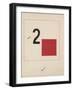 Story of Two Quadrats, 1920-El Lissitzky-Framed Giclee Print