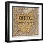 Story Ohio-Tina Carlson-Framed Art Print