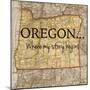 Story Oregon-Tina Carlson-Mounted Art Print
