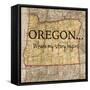 Story Oregon-Tina Carlson-Framed Stretched Canvas