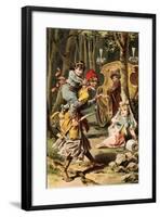 Story Scene from the Snow Queen-null-Framed Giclee Print