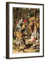 Story Scene from the Snow Queen-null-Framed Giclee Print