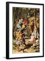 Story Scene from the Snow Queen-null-Framed Giclee Print