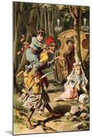Story Scene from the Snow Queen-null-Mounted Giclee Print