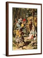 Story Scene from the Snow Queen-null-Framed Giclee Print