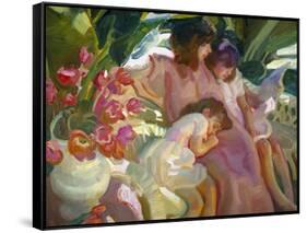 Story Time-John Asaro-Framed Stretched Canvas