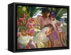 Story Time-John Asaro-Framed Stretched Canvas