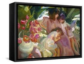 Story Time-John Asaro-Framed Stretched Canvas