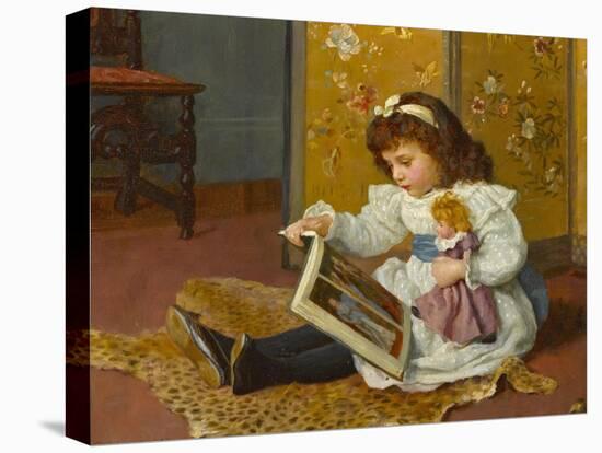 Story Time-Charles Haigh-Wood-Stretched Canvas