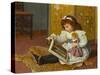 Story Time-Charles Haigh-Wood-Stretched Canvas