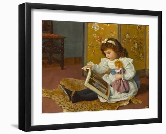 Story Time-Charles Haigh-Wood-Framed Giclee Print