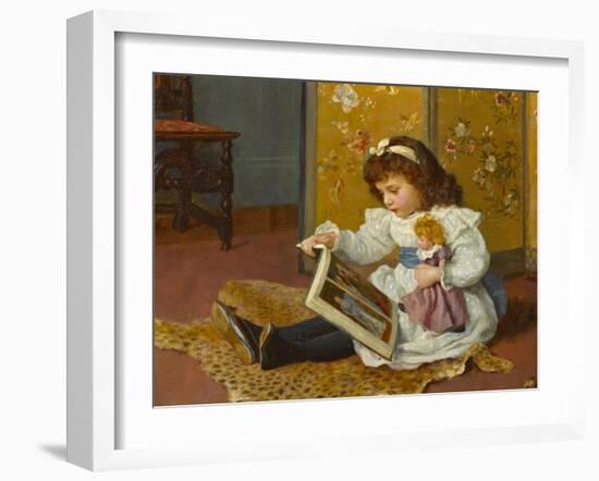 Story Time-Charles Haigh-Wood-Framed Giclee Print