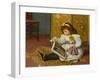 Story Time-Charles Haigh-Wood-Framed Giclee Print