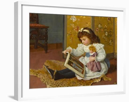 Story Time-Charles Haigh-Wood-Framed Giclee Print