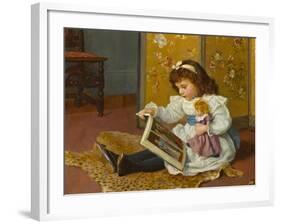 Story Time-Charles Haigh-Wood-Framed Giclee Print