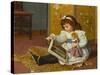 Story Time-Charles Haigh-Wood-Stretched Canvas