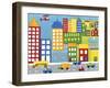 Storybook City-Chariklia Zarris-Framed Art Print