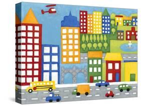 Storybook City-Chariklia Zarris-Stretched Canvas