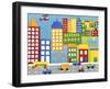 Storybook City-Chariklia Zarris-Framed Art Print