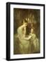 Storytime (Oil on Canvas)-Francis Day-Framed Giclee Print