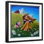 Storytime On The Farm-Cindy Thornton-Framed Art Print