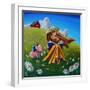 Storytime On The Farm-Cindy Thornton-Framed Art Print