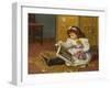 Storytime-Charles Haigh-Wood-Framed Premium Giclee Print