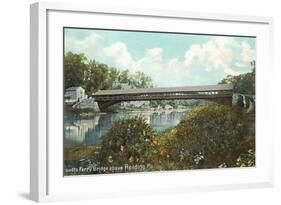 Stoudts Ferry Bridge, Reading-null-Framed Art Print