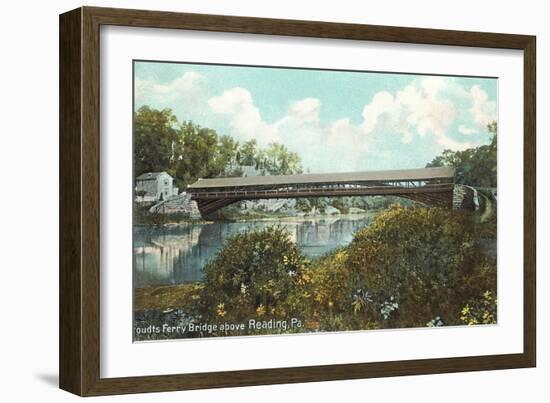 Stoudts Ferry Bridge, Reading-null-Framed Art Print