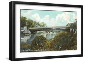 Stoudts Ferry Bridge, Reading-null-Framed Art Print