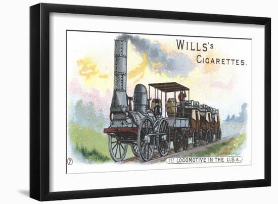 Stourbridge Lion, Steam Locomotive, C1830-null-Framed Giclee Print