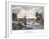 Stourport-On-Severn, Worcestershire, from Above the Bridge, C1795-Samuel Ireland-Framed Giclee Print