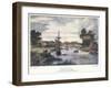 Stourport-On-Severn, Worcestershire, from Above the Bridge, C1795-Samuel Ireland-Framed Premium Giclee Print