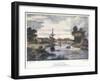 Stourport-On-Severn, Worcestershire, from Above the Bridge, C1795-Samuel Ireland-Framed Premium Giclee Print