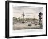 Stourport-On-Severn, Worcestershire, from Below the Bridge, C1795-Samuel Ireland-Framed Giclee Print