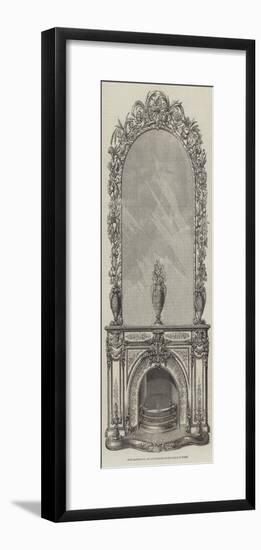 Stove, Mantelpiece, and Looking-Glass for the Sultan of Turkey-null-Framed Giclee Print