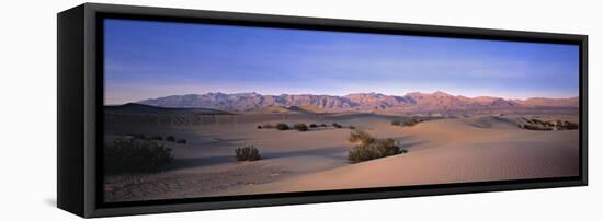 Stovepipe Wells, Death Valley, California, USA-Walter Bibikow-Framed Stretched Canvas