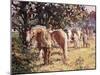 Stow Horse Fair-Paul Gribble-Mounted Giclee Print