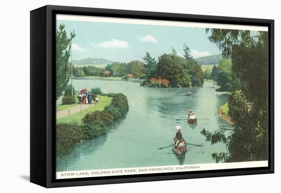 Stow Lake, Golden Gate Park, San Francisco, California-null-Framed Stretched Canvas