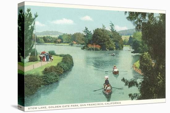 Stow Lake, Golden Gate Park, San Francisco, California-null-Stretched Canvas