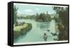 Stow Lake, Golden Gate Park, San Francisco, California-null-Framed Stretched Canvas