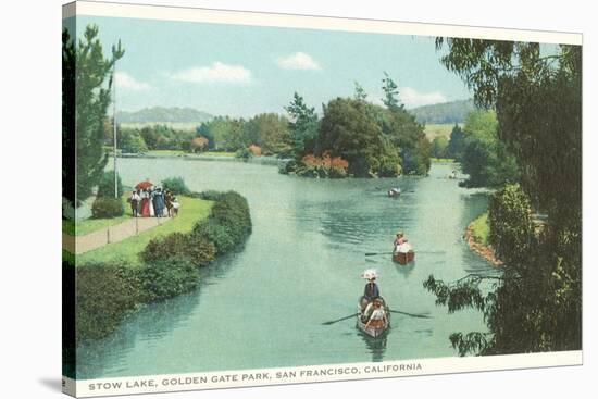 Stow Lake, Golden Gate Park, San Francisco, California-null-Stretched Canvas