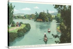 Stow Lake, Golden Gate Park, San Francisco, California-null-Stretched Canvas