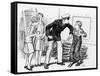 Stowaway - Caption reads:-Gordon Frederick Browne-Framed Stretched Canvas