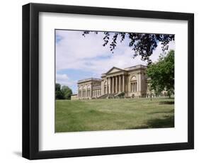Stowe House, Stowe Landscaped Gardens, Buckinghamshire, England, United Kingdom-David Hunter-Framed Photographic Print