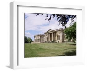 Stowe House, Stowe Landscaped Gardens, Buckinghamshire, England, United Kingdom-David Hunter-Framed Photographic Print