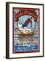 Stowe Mountain, Vermont - Ski Shop-Lantern Press-Framed Art Print