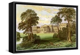 Stowe Park, Buckinghamshiere, Home of the Duke and Marquis of Buckingham and Chandos, C1880-AF Lydon-Framed Stretched Canvas