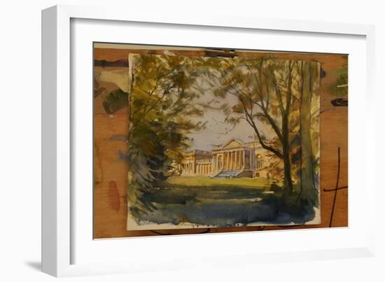 Stowe, South Front-Tim Scott Bolton-Framed Giclee Print